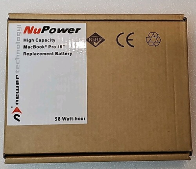 #ad #ad Newertech NUPOWER 58 watt hour BATTERY For APPLE MACBOOK PRO 15quot; Unibody NEW $19.00