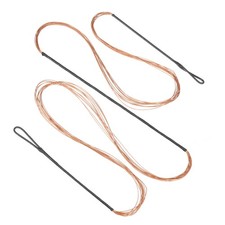 Bow String Replacement, Bowstring for AMO 59" Traditional Bow, Black Orange