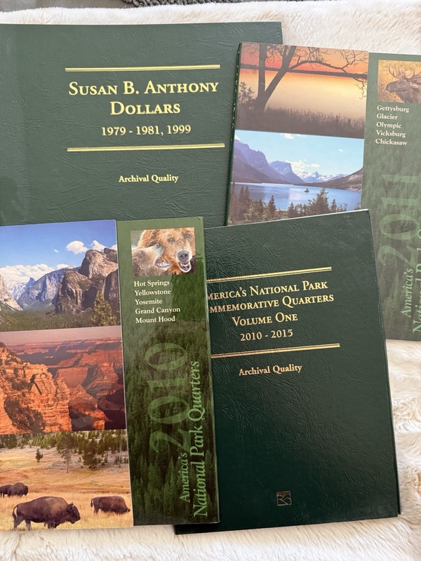 Lot of 4 Littleton Coin Albums - Pre Owned