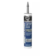Dap 08012 Waterproof Silicone Sealant, 10.3 Oz, Gray, Temp Range -45 To 475