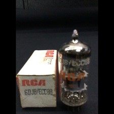 NOS RCA Mullard 6DJ8 ECC88 Gt Britain O Getter AUDIO Vacuum Tubes 4.9248