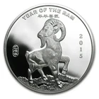 1 Oz .999 fine Silver Round - APMEX (2015 Year of the Ram)