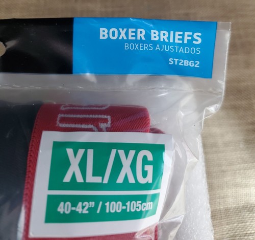 Hanes Herren Boxershorts Strech 2er Pack XL 40"-42" ohne Etikett ST2BG2 - Bild 2 von 4