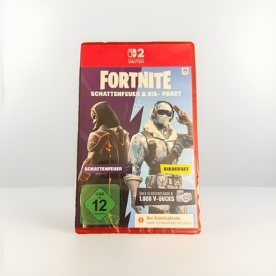 Fortnite Schattenfeuer & Eis Paket (Downloadcode in Box) Switch 2 NEU In Folie