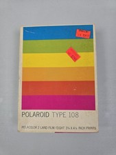  2 Polaroid Colorpack Film Polacolor 2 Land Film Type 108 New Sealed Expired