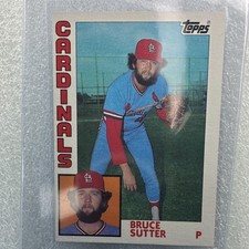 Topps 1984 Bruce Sutter #730 Cardinals Baseball MLB
