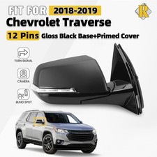 Side Mirror For 2018-2019 Chevy Traverse Wbsd Camera Wturn Signal 12pin Right Side Mirror For 2018-2019 Chevy Traverse Wbsd Camera Wturn Signal 12pin Right