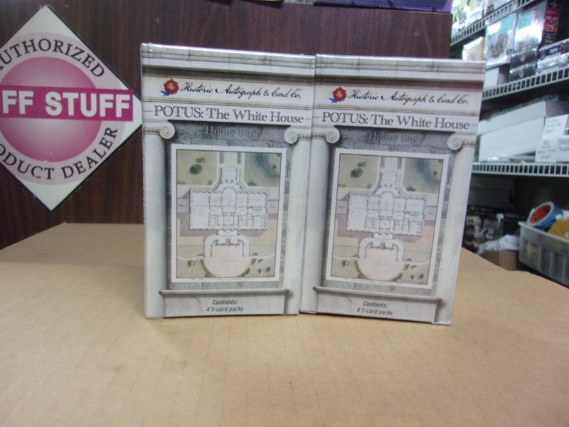 LOT OF (2) 2025 HISTORIC AUTOGRAPH & CO. POTUS THE WHITE HOUSE SEALED BOXES