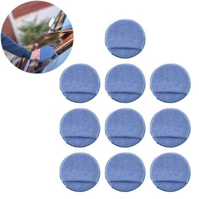 10-Pack Wax Applicator Pad Microfiber Applicator Pad Foam Car Wax Applicator Pad