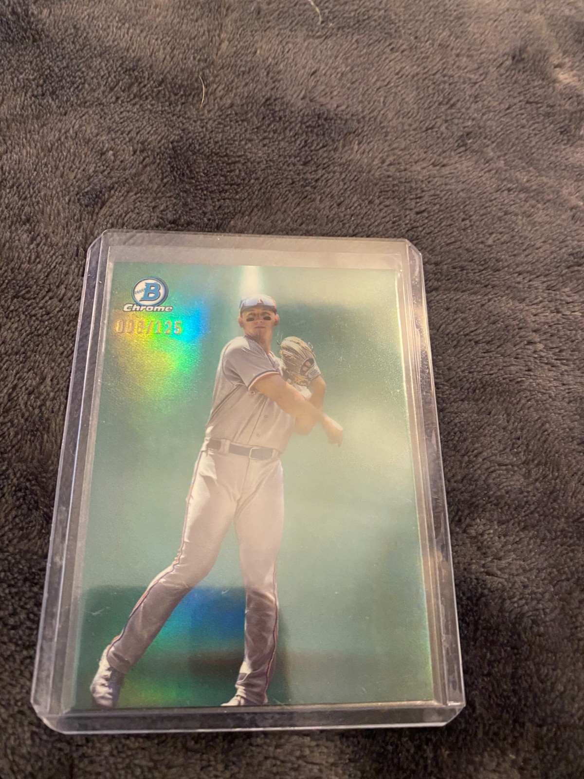 2024 Bowman Chrome Wyatt Langford Spotlights Aqua Refractor #6/125!!!