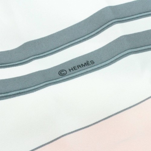 Doskonały stan HERMES Szal Carr 90cm PANNY MŁODE de GALA Ceremonia Koń - Zdjęcie 7 z 8