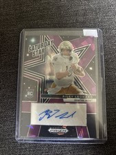 RILEY LEONARD 2025 Prizm Draft Picks PURPLE ICE /50 Saturday Stars RC AUTO SP