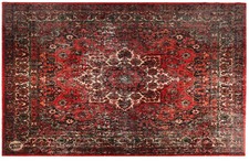 Drum N Base Vintage Persian-style Stage Rug - Original Red