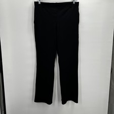 Quince Pants Womens XL Black Ultra Stretch Ponte Bootcut Regular Pull On Office