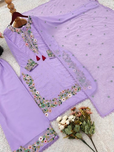 Pakistani Salwar Kameez Ready To Wear Dress 3 Piece Suit Wedding Party Bollywood - Picture 5 of 7