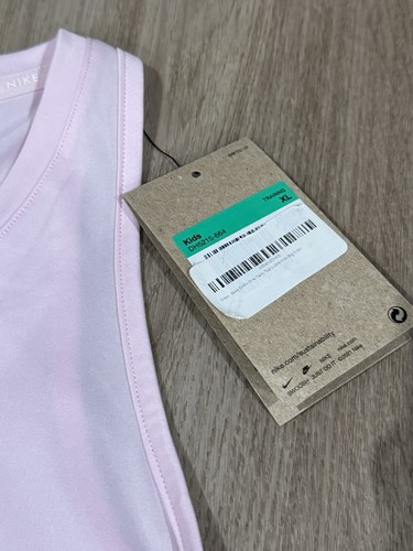 Nike DriFit One Tank Top (Little Kids/Big Kids) Size XL Nike DH5215-664 Pink - Picture 11 of 11