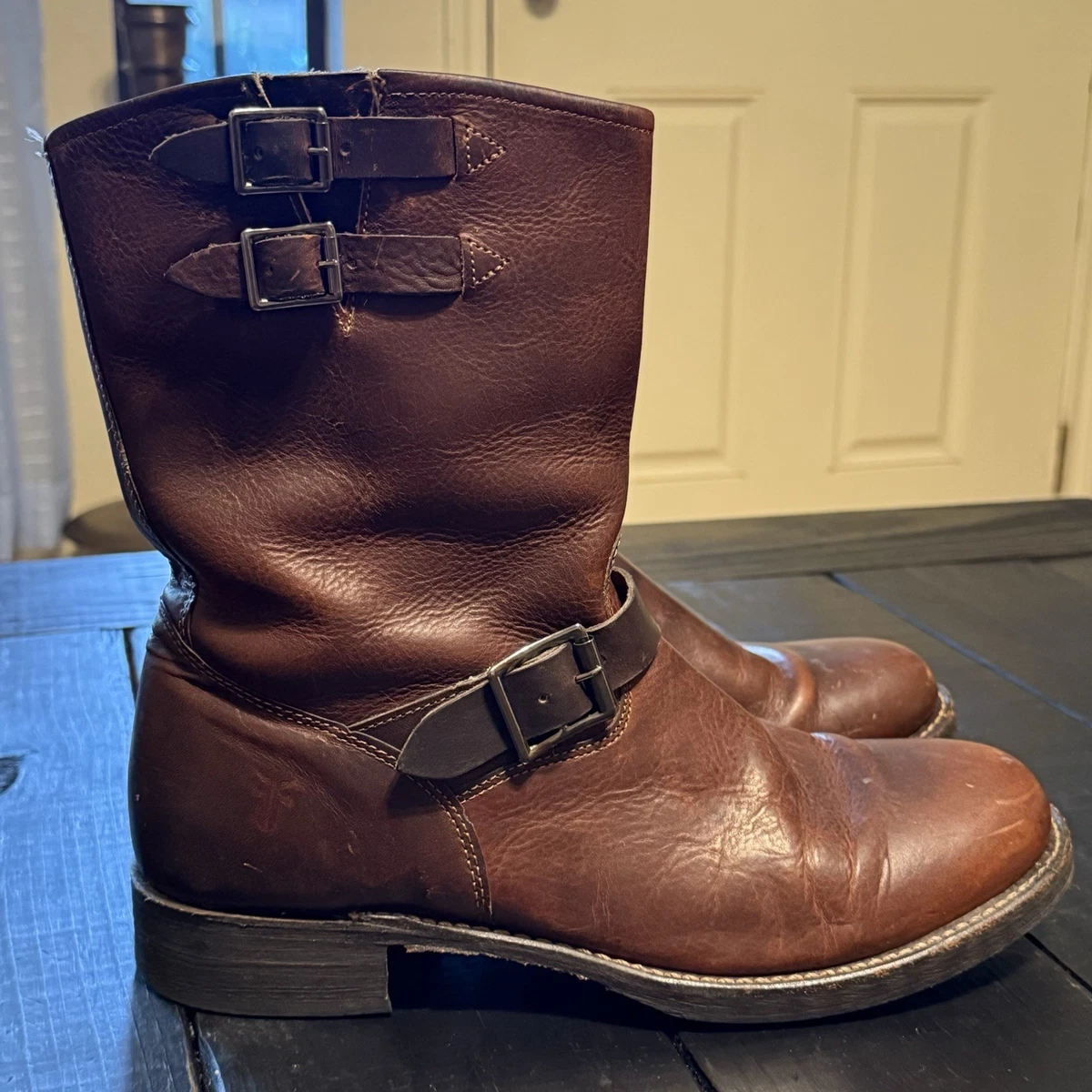 Vintage Frye Harness Boots In Men's Boots for sale - eBay