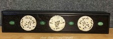 14" Palisander Inlay Jade Gem Lotus Kran Vogel Hohlholz Schmuck Box