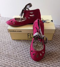 Fly London TULP592FLY damesschoenen, petrol, maat 37, Chrom