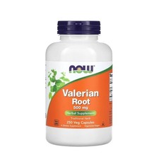 Valerian Root, 500 mg, 250 Veg Capsules,NOW Foods