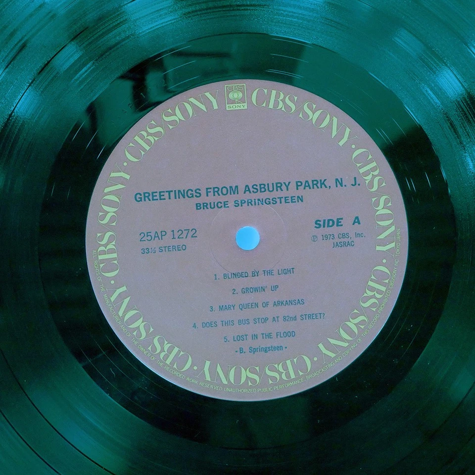 BRUCE SPRINGSTEEN GREETINGS FROM CBS/SONY 25AP1272 Japan LP - Image 2 of 2