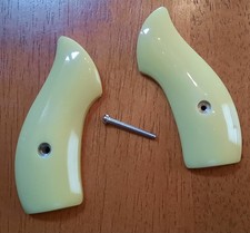 Smith Wesson J Frame Grips - Faux Aged Ivorybone. With Hardware.
