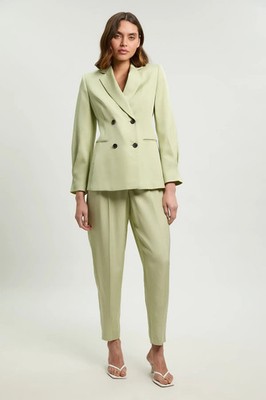 Karen Millen Barrel Leg Damen Km Corporate Hose