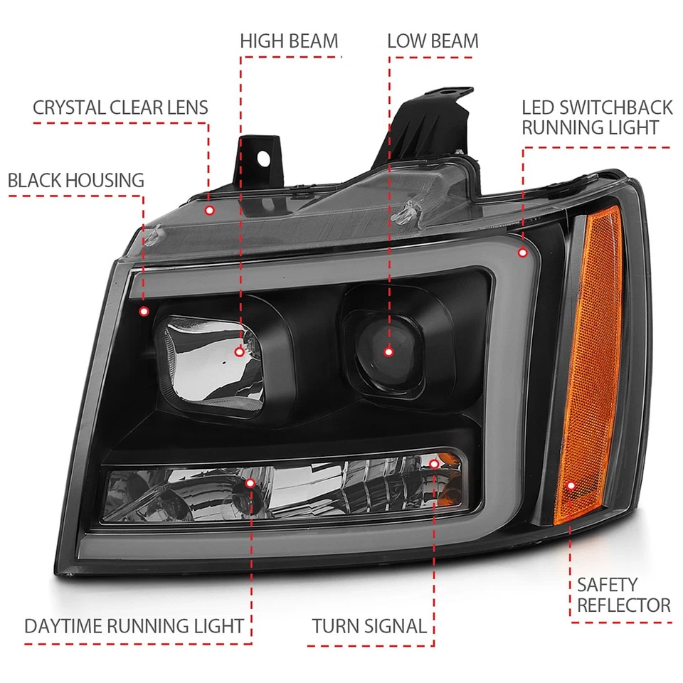 Anzo 111402 Juego de 2 Faros Faros de Conducción Faros para Chevy Par Foto 4 de 4