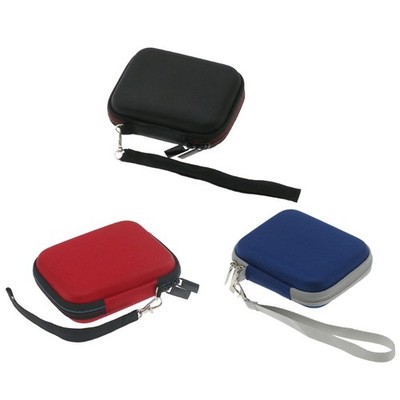 Compactly Travel EVA Bag Protector for 5000mAh Powerbank High Density Fabric