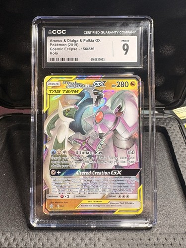 Arceus & Dialga & Palkia-GX graded CGC 9 for sale on eBay