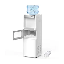COWSAR 3-in-1 Water Cooler with Ice Maker, Hot & Cold Top Loading, Water Disp...