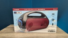 Fisher Portable Bluetooth LED Ring Light Boombox