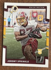 jeremy sprinke 2017 panini-donruss football rookie card no. 365