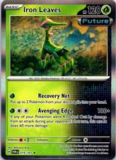 Iron Leaves 019/167 Rare Twilight Masquerade Pokemon Holo NM