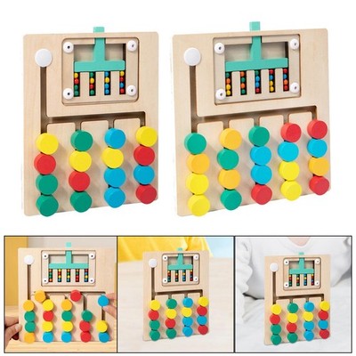 Farblich passende Folie Puzzle Spielzeug Feinmotorik Knobelspiel für Kinder