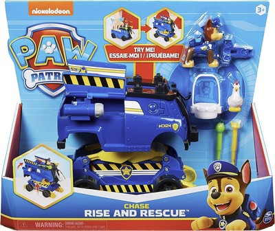 Spin Master Paw Patrol Chases Rise and Rescue verwandelbares Spielzeugauto