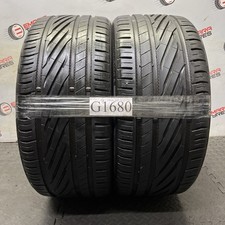 2x 235 35 R19 91Y XL UNIROYAL, Tread 5.6/5.3mm (G1680) One Screeched/tested