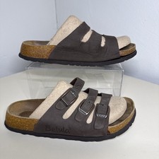 Betula Birkenstock Sandals Brown Suede Ladies...