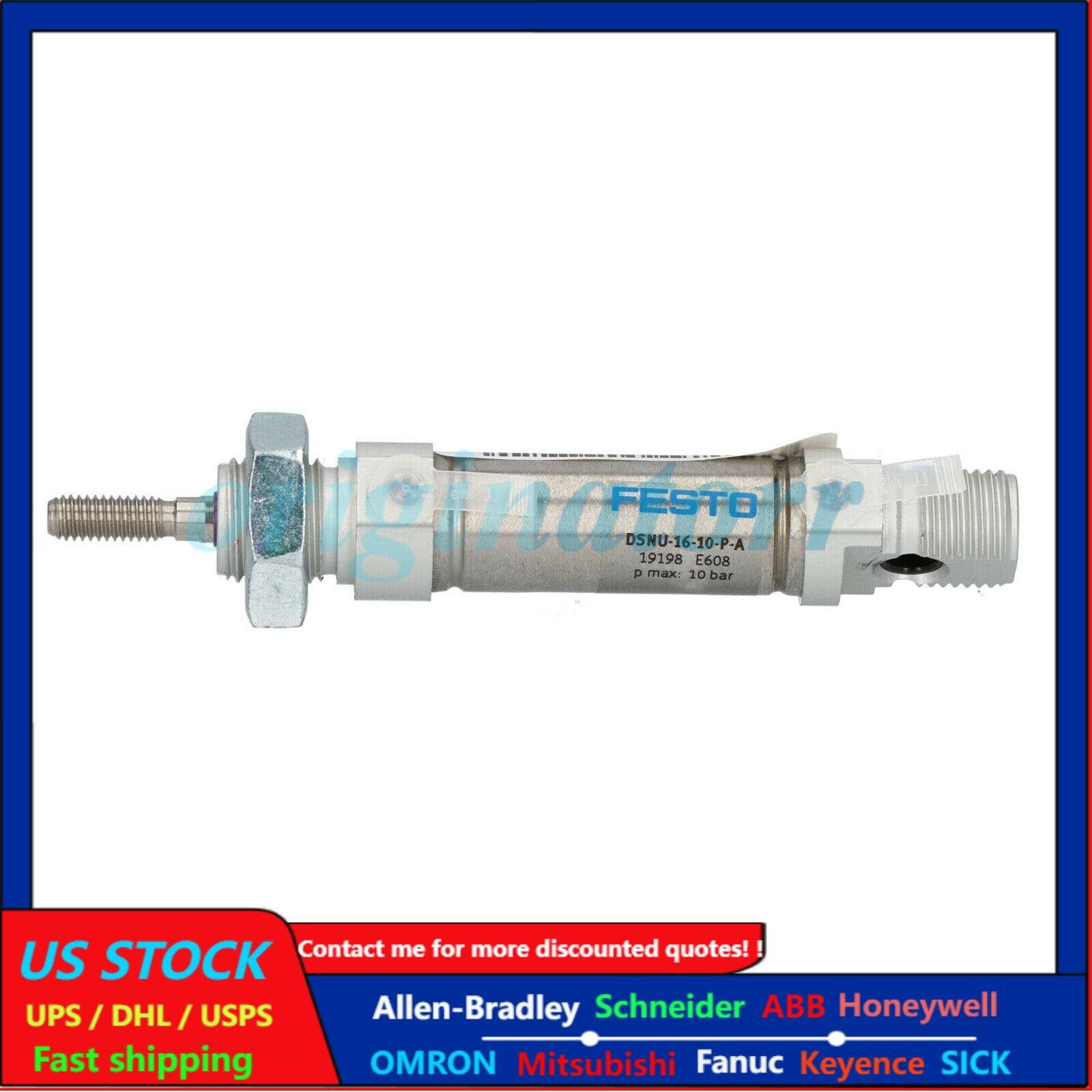 NEW FESTO 19198 DSNU-16-10-P-A Pneumatic Cylinder Control Valve