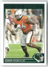 Leonard Taylor III RC 2024 Score New York Jets #396