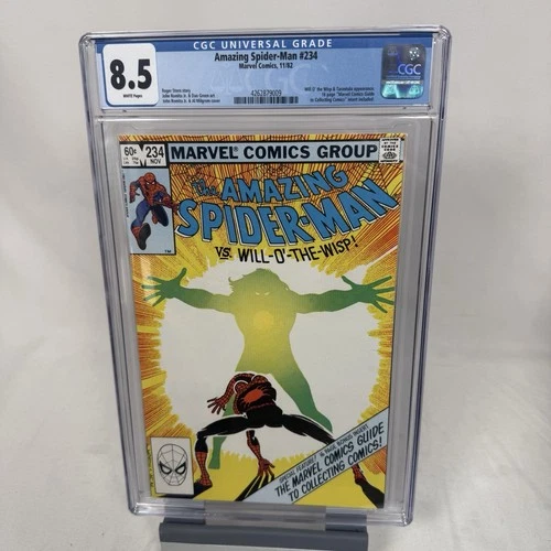 Amazing Spider-Man #234 CGC 8.5 White Pages Will O' the Wisp Tarantula
