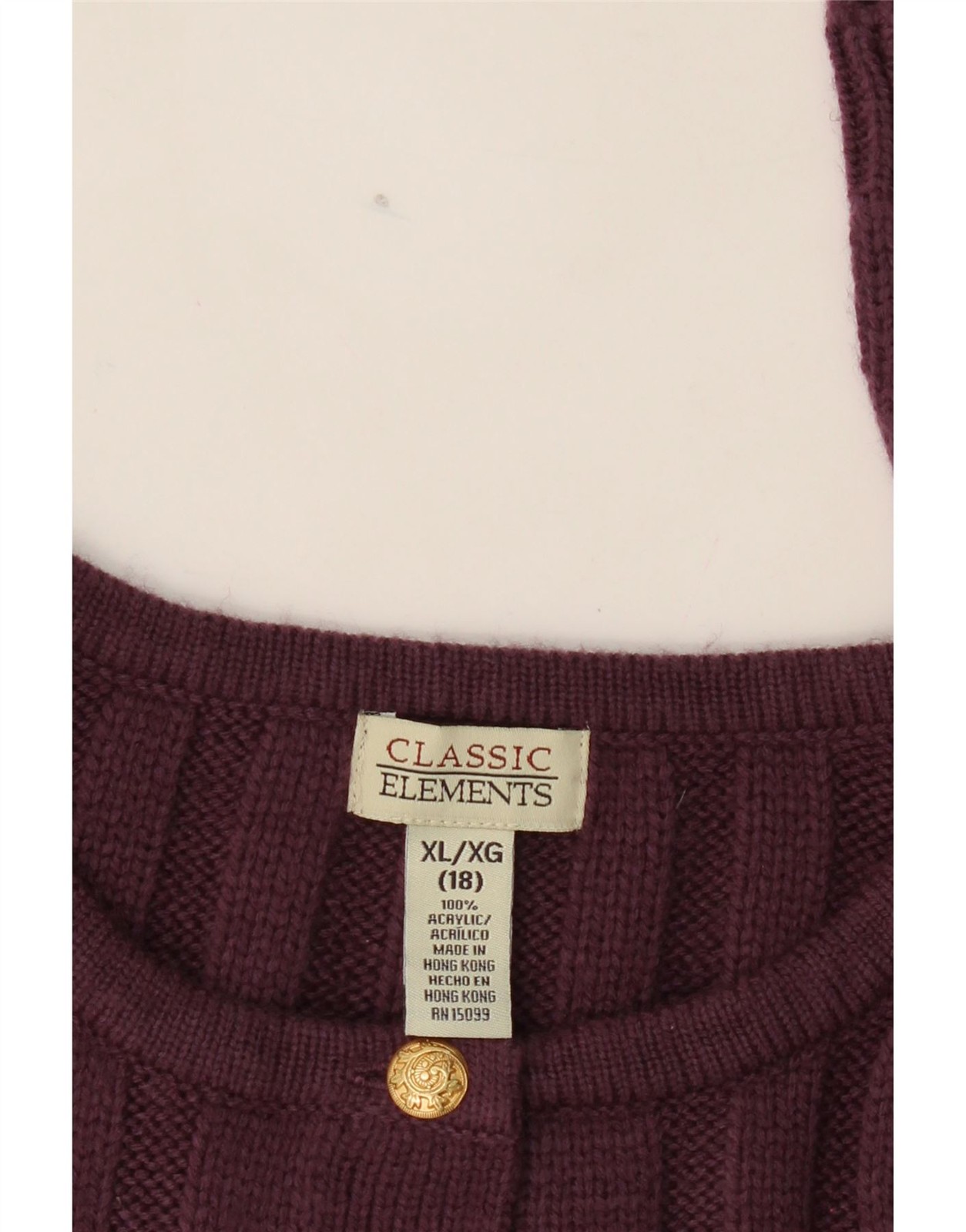 CLASSIC ELEMENTS Womens Elements Cardigan Sweater… - image 3
