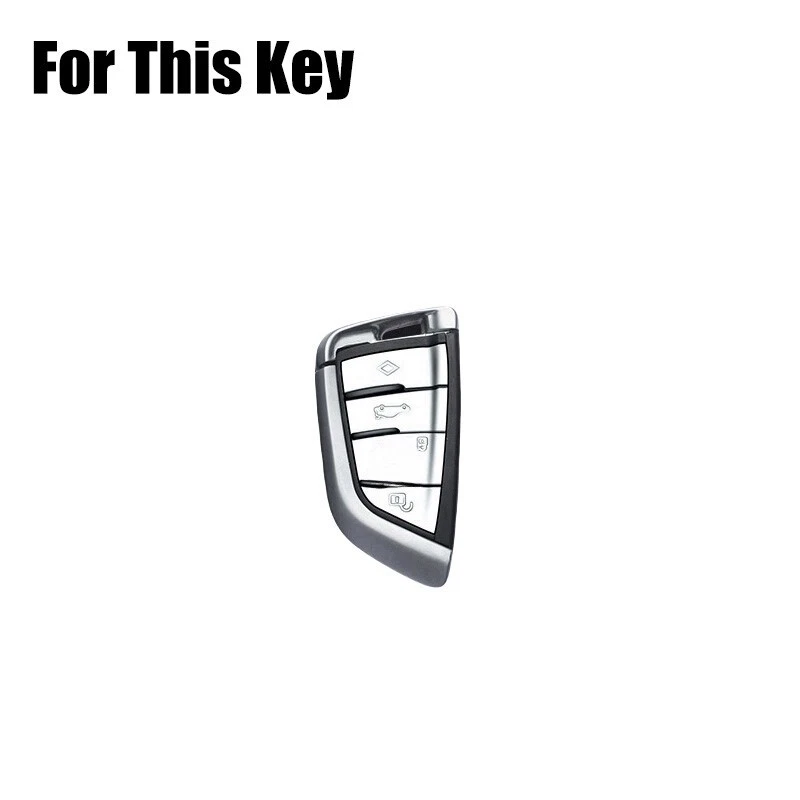 Funda de cuero gamuza para llavero de coche para BMW X1 X2 X3 X4 X5 1 2 3 4 5 6 7 M5 Foto 2 de 4