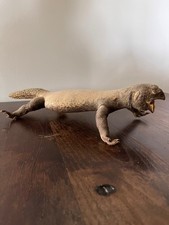Ancien lézard naturalisé 40 cm – taxidermie vintage années 70