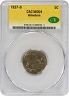 1927-D Buffalo Nickel MS64 CACG