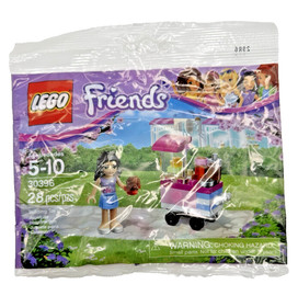 LEGO Friends 30396 Cupcake Stall, New, Sealed, Retired 28 Pieces