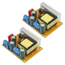 2pcs DC-DC High Voltage Boost Converter 8V-32V to ±45V-390V ZVS Step-up Boo