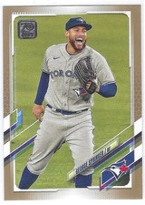 George Springer 2021 Topps Gold Parallel SP /2021 #633 Toronto Blue Jays