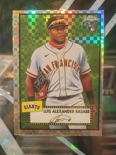 2021 Topps Chrome Platinum Anniversary - Luis Basabe #86 X-Fractor (RC)