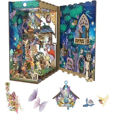 Tonecheer x British Library DIY Book Nook Kit Shakespeare 3D-Holzpuzzle